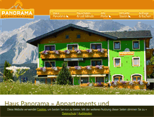 Tablet Screenshot of haus-panorama.at